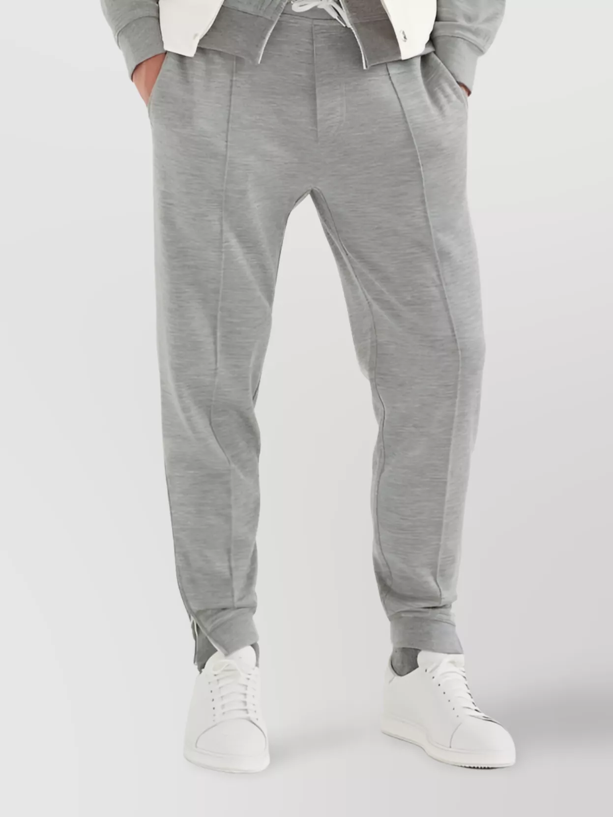 Brunello Cucinelli Cashmere Silk Blend Hoodie And Pockets