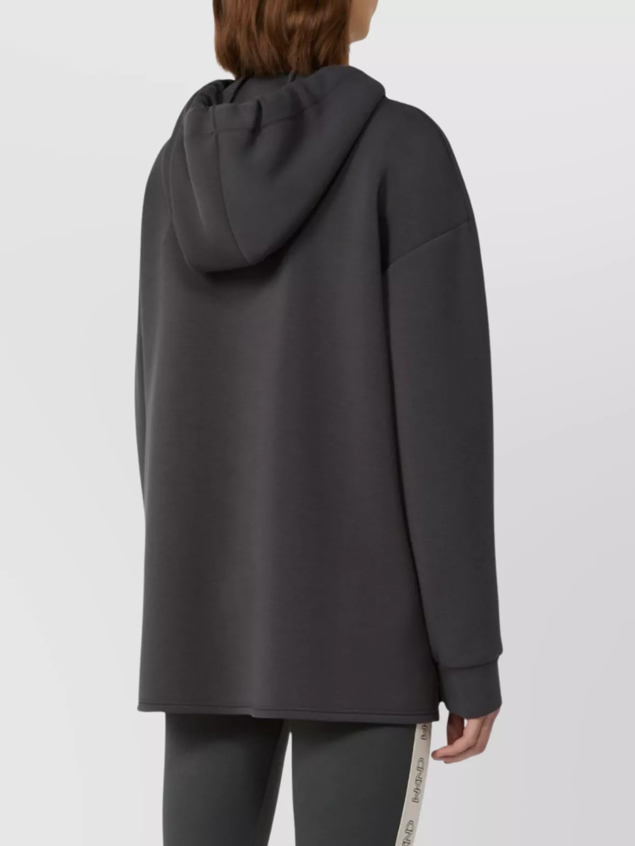 Weekend Max Mara Knitwear Oversized Adjustable Hood In Gray