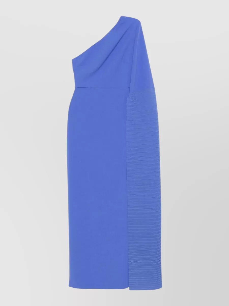 Solace London Asymmetric one-sleeve maxi dress