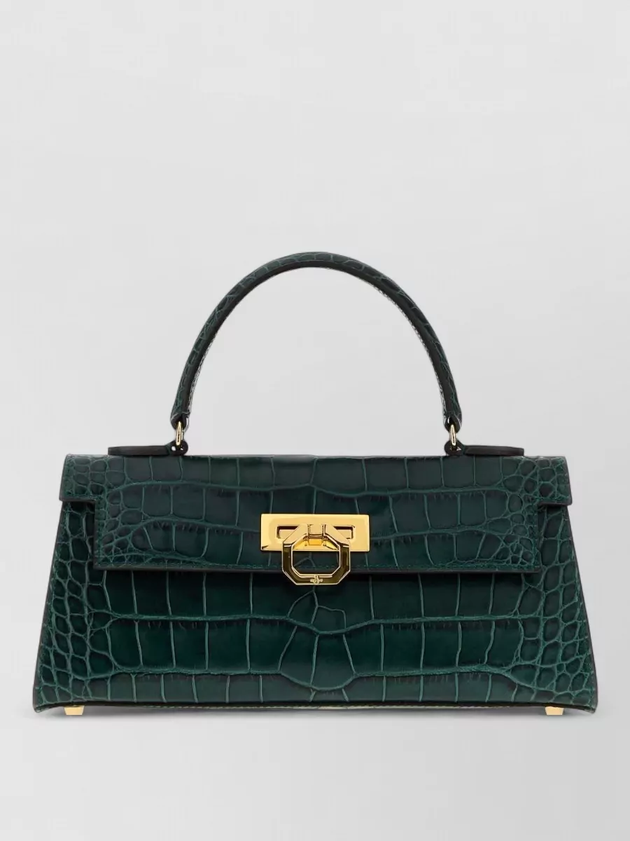 Carbotti leather clutch bag