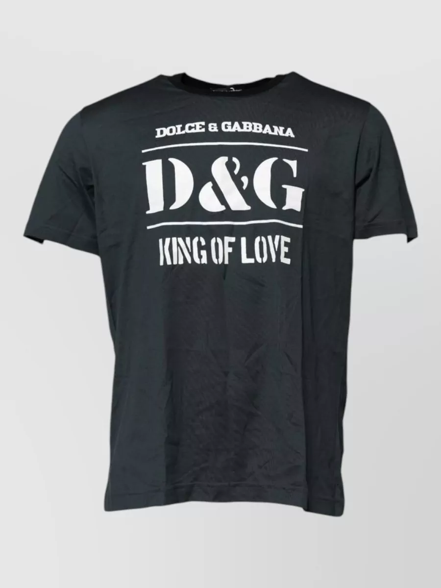 Dolce&Gabbana cotton printed short-sleeve t-shirt