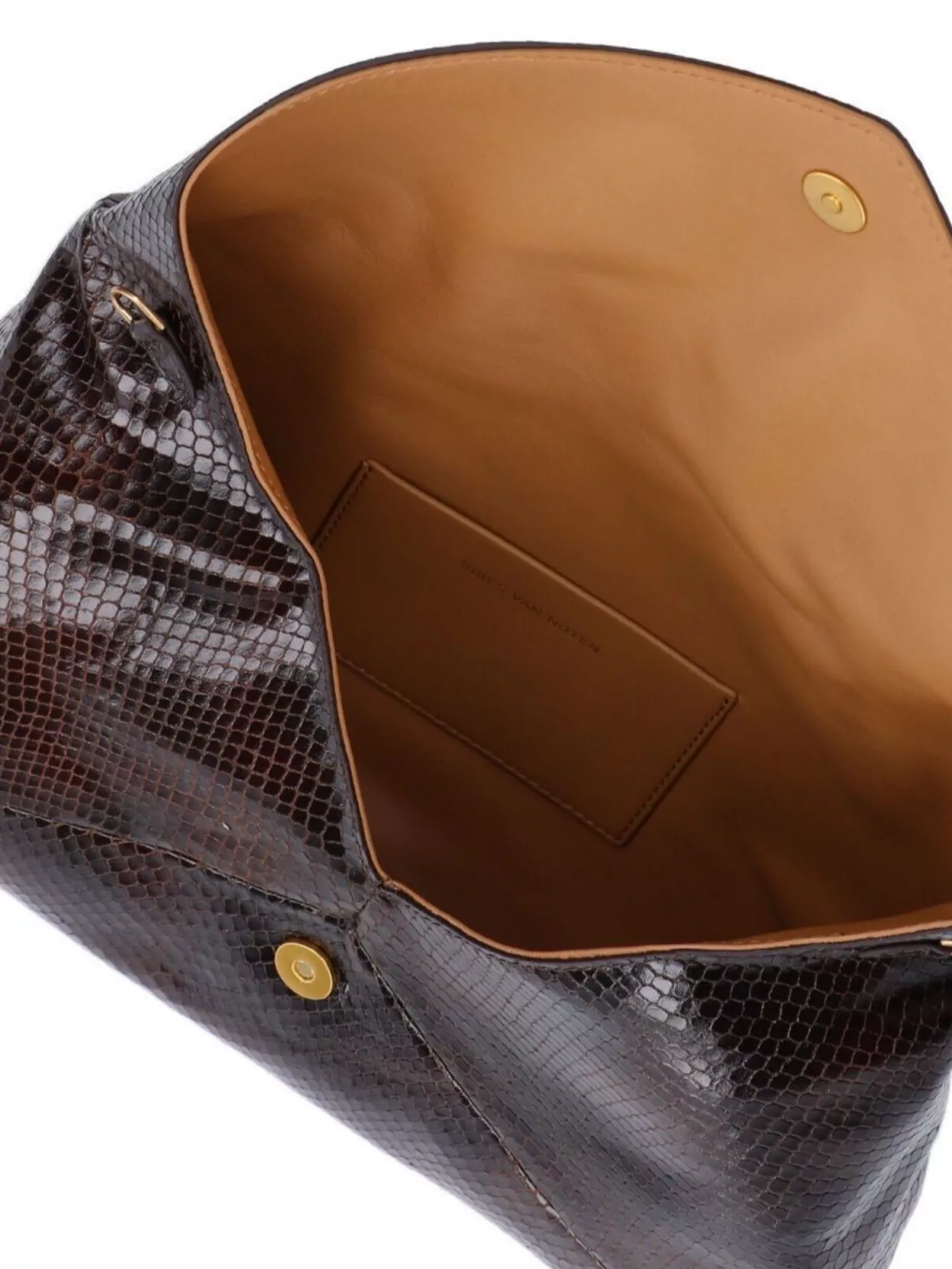 Dries Van Noten Textured Envelope Clutch Bag For Every Occasion