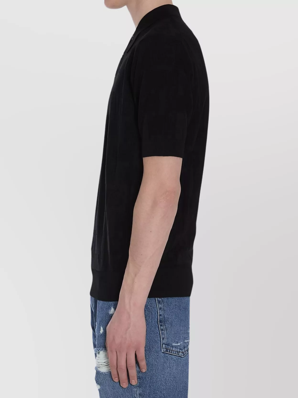 Dolce&Gabbana Jacquard Logo Polo Shirt