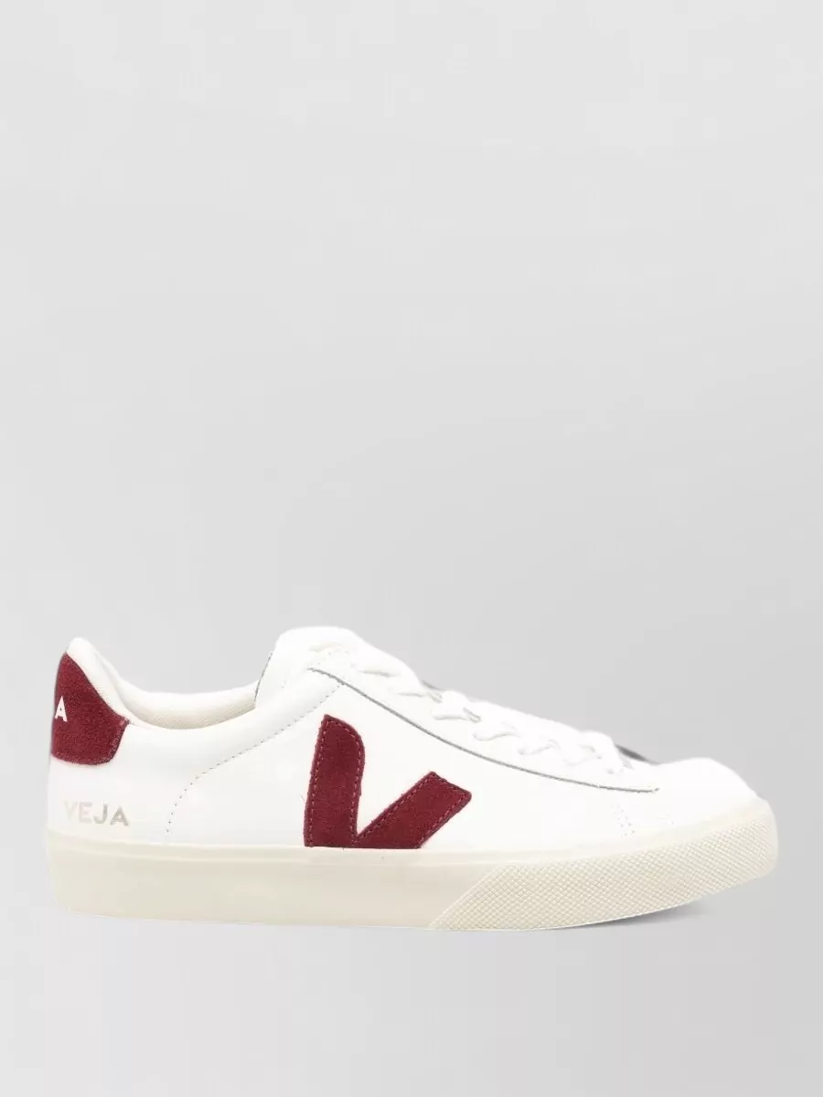 Veja Leather low-top lace-up sneakers