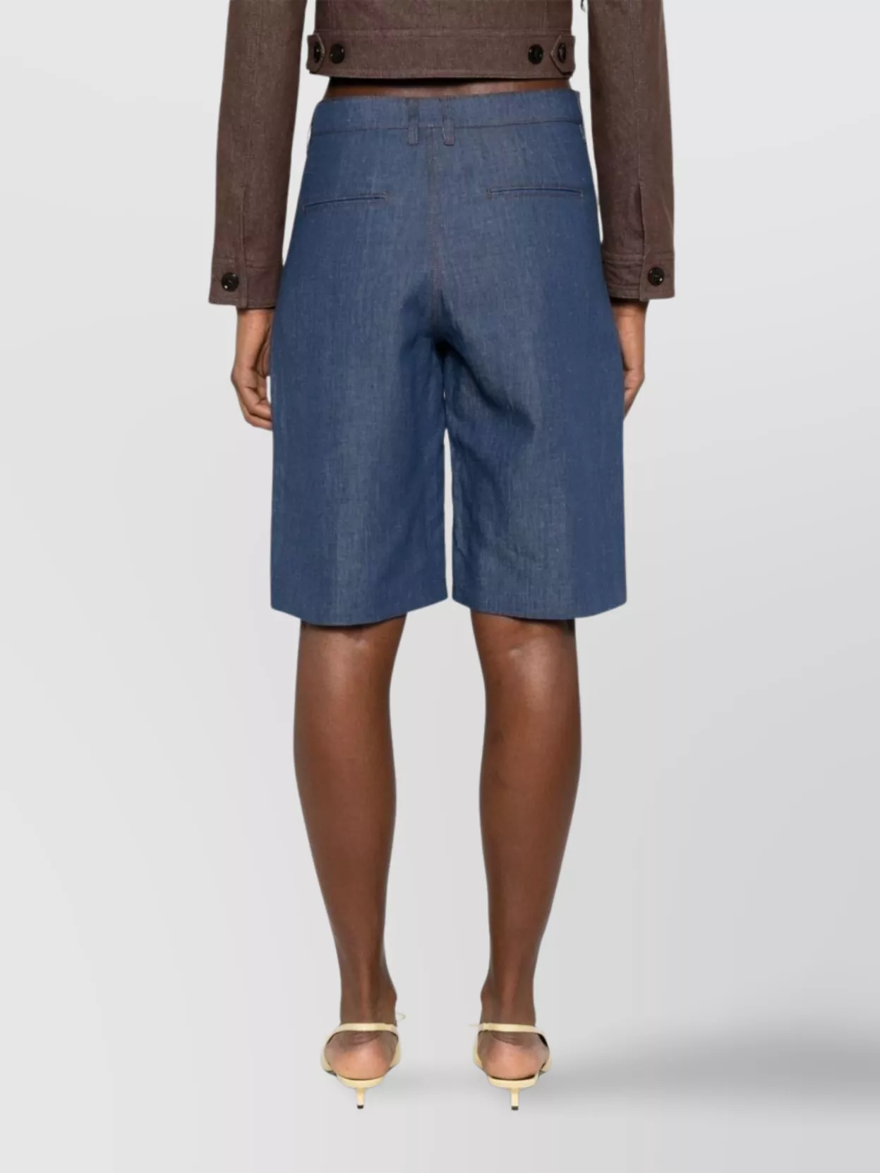 S Max Mara Relaxed Fit Shorts With Pockets And Loops