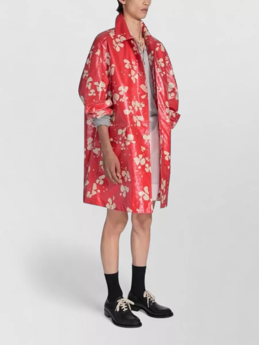 Dries Van Noten Printed Cotton Coat