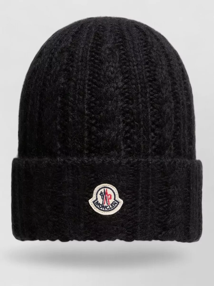 Moncler Alpaca Blend Cable Knit Beanie