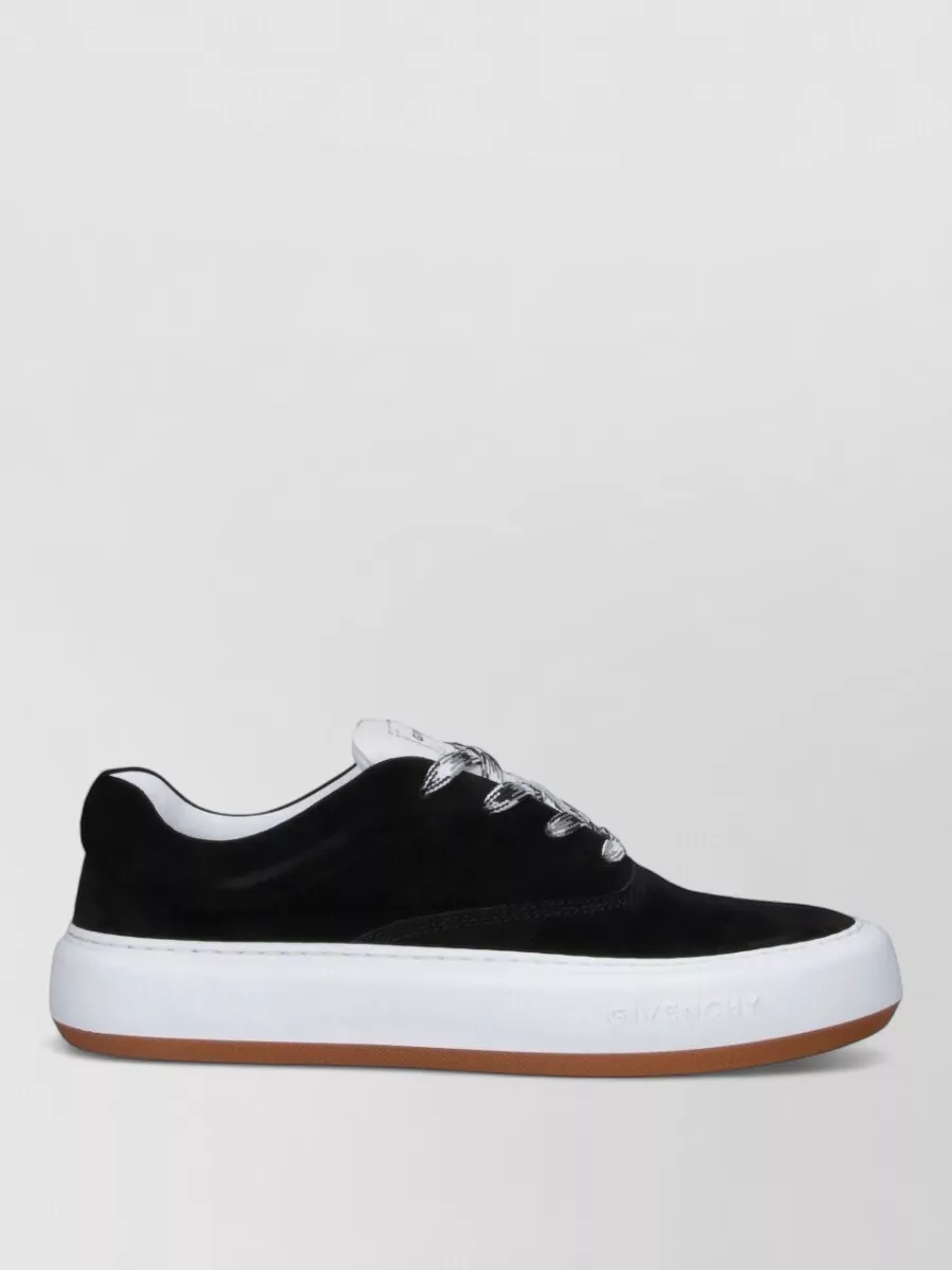 Givenchy Leather Low-Top Lace-Up Sneakers