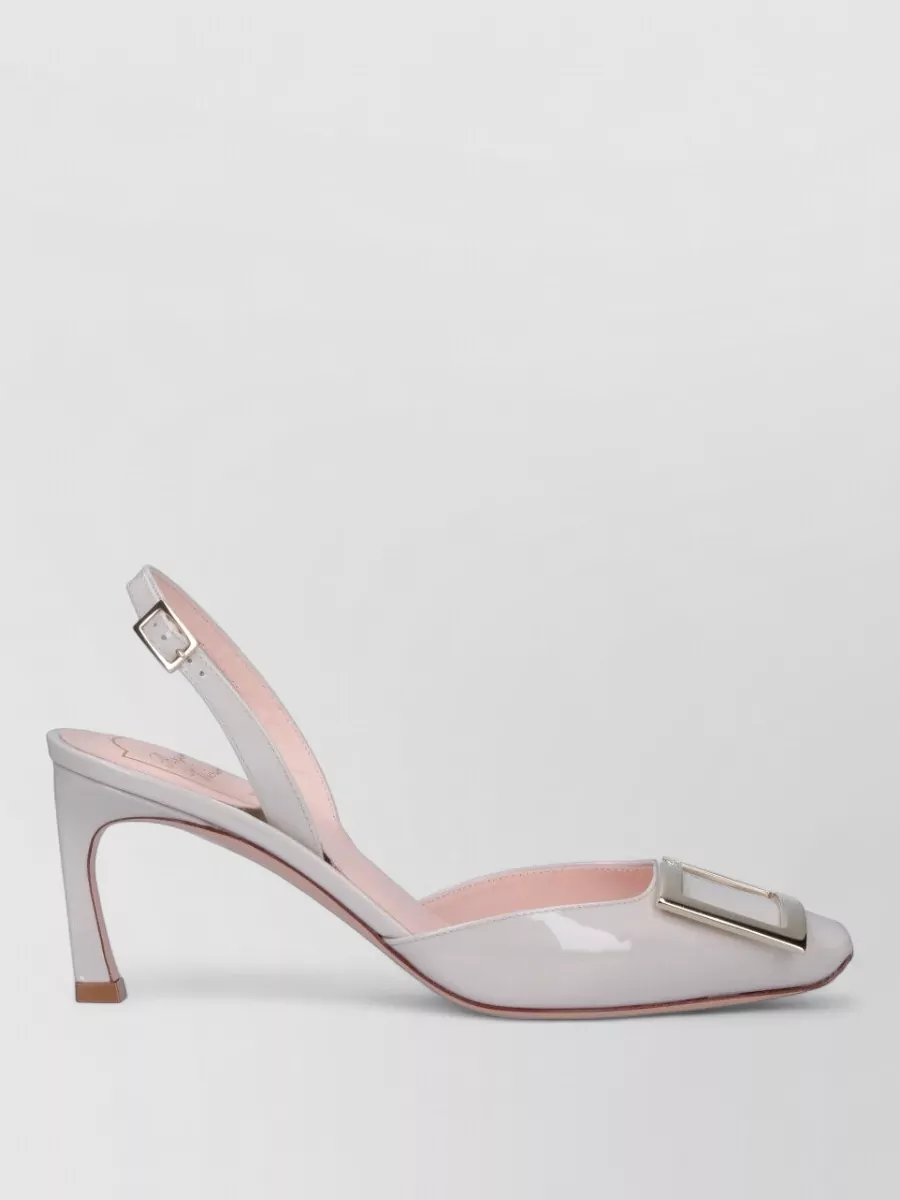 Roger Vivier High Heel Pumps Slingback Pointed Toe Kitten