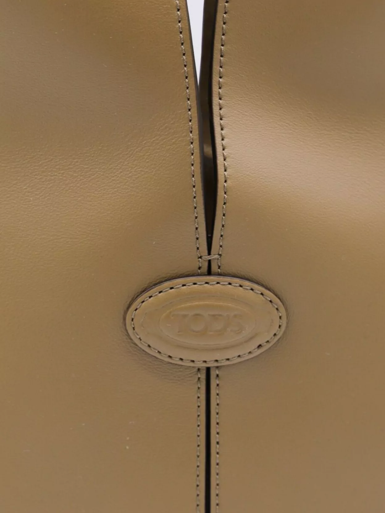 Tod's Rectangular Top Handles Contrast Stitching Tote Bag
