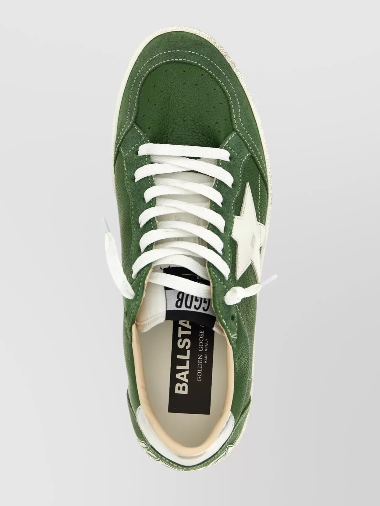 Golden Goose 'Star Perforated Metallic Sneakers'