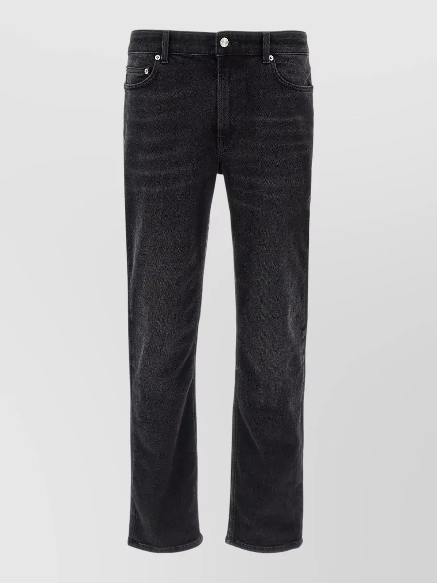 Department 5 denim cropped straight-leg jeans