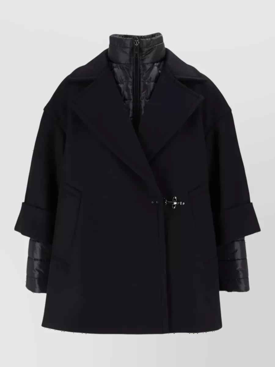 Fay wool cashmere double-breasted coat