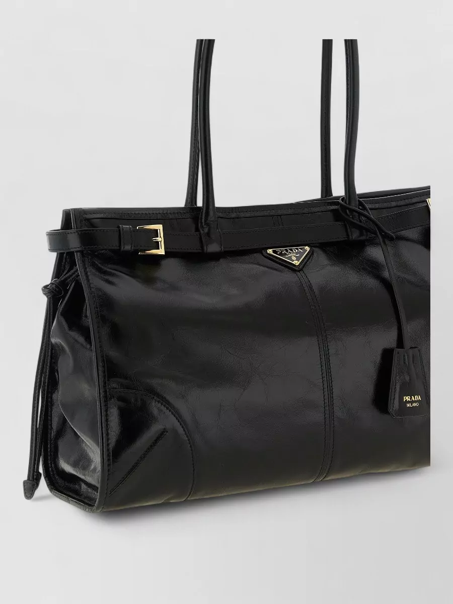 Prada Bonnie calf leather shoulder bag