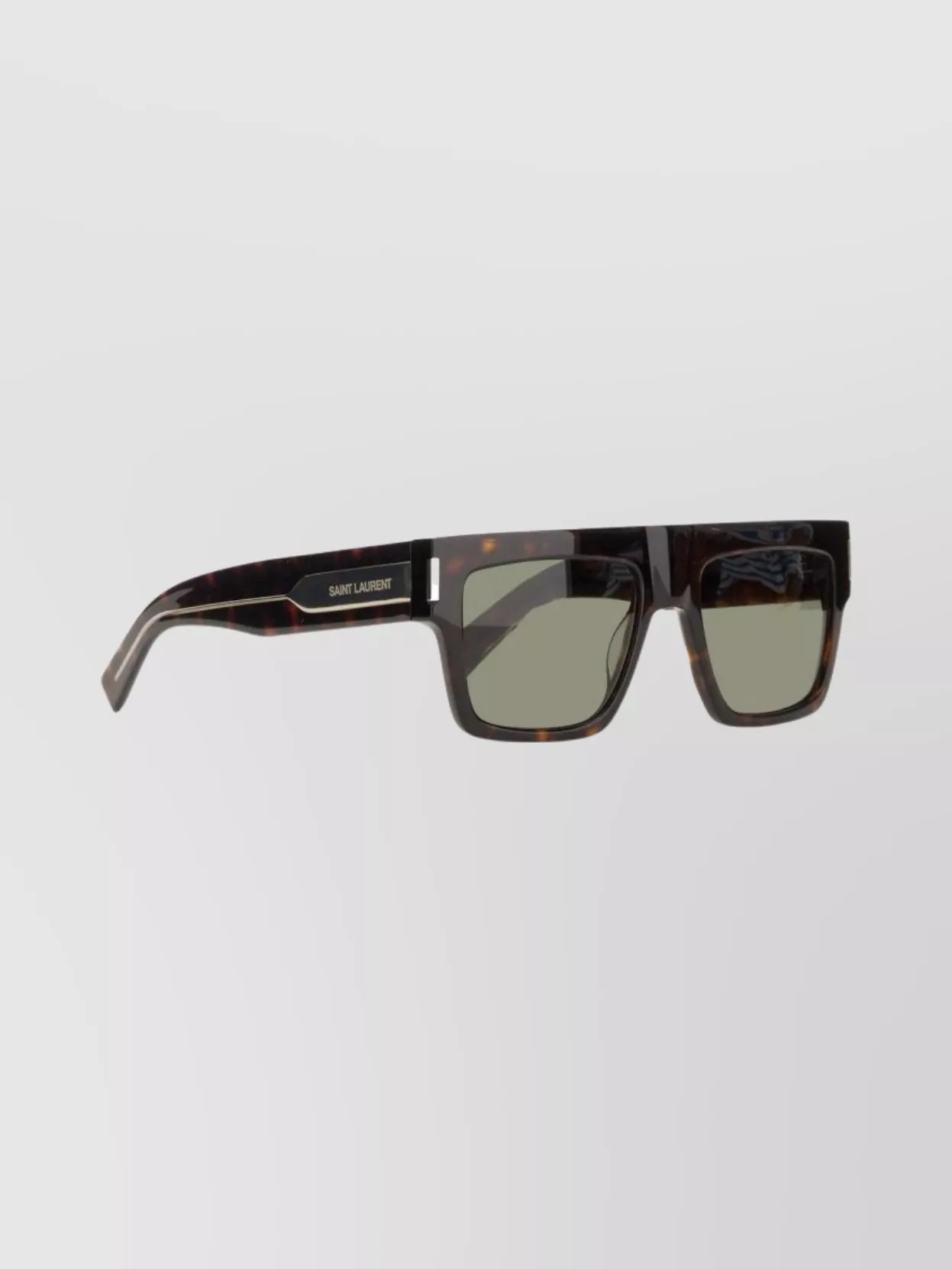 Saint Laurent Square Tortoiseshell Acetate Sunglasses Sl 628