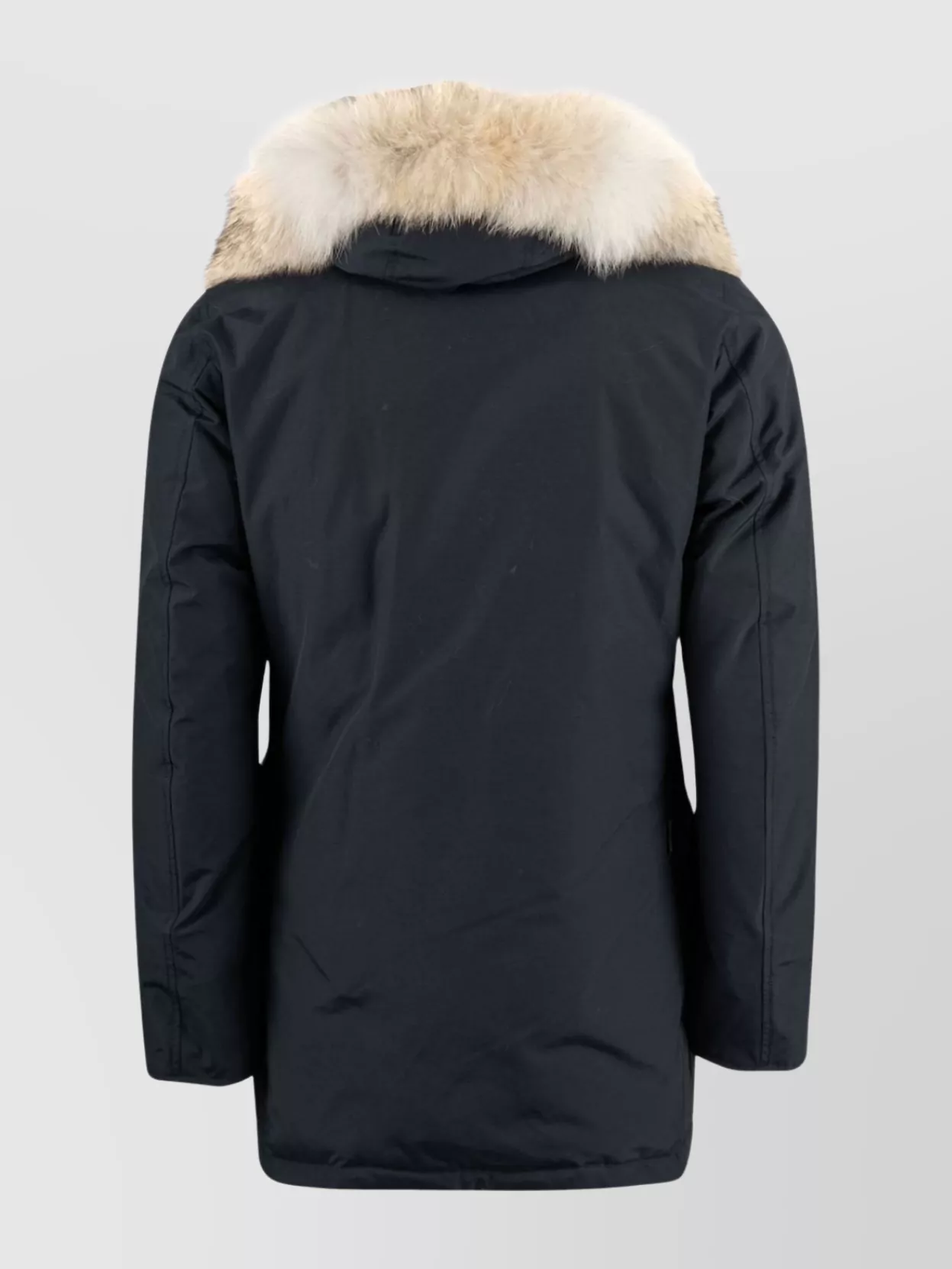 Woolrich Arctic Hooded Long Coat Front Pockets