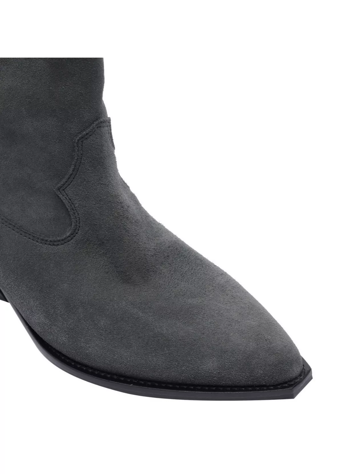 Isabel Marant Western Style Ankle Boots With Pull Tabs In Black