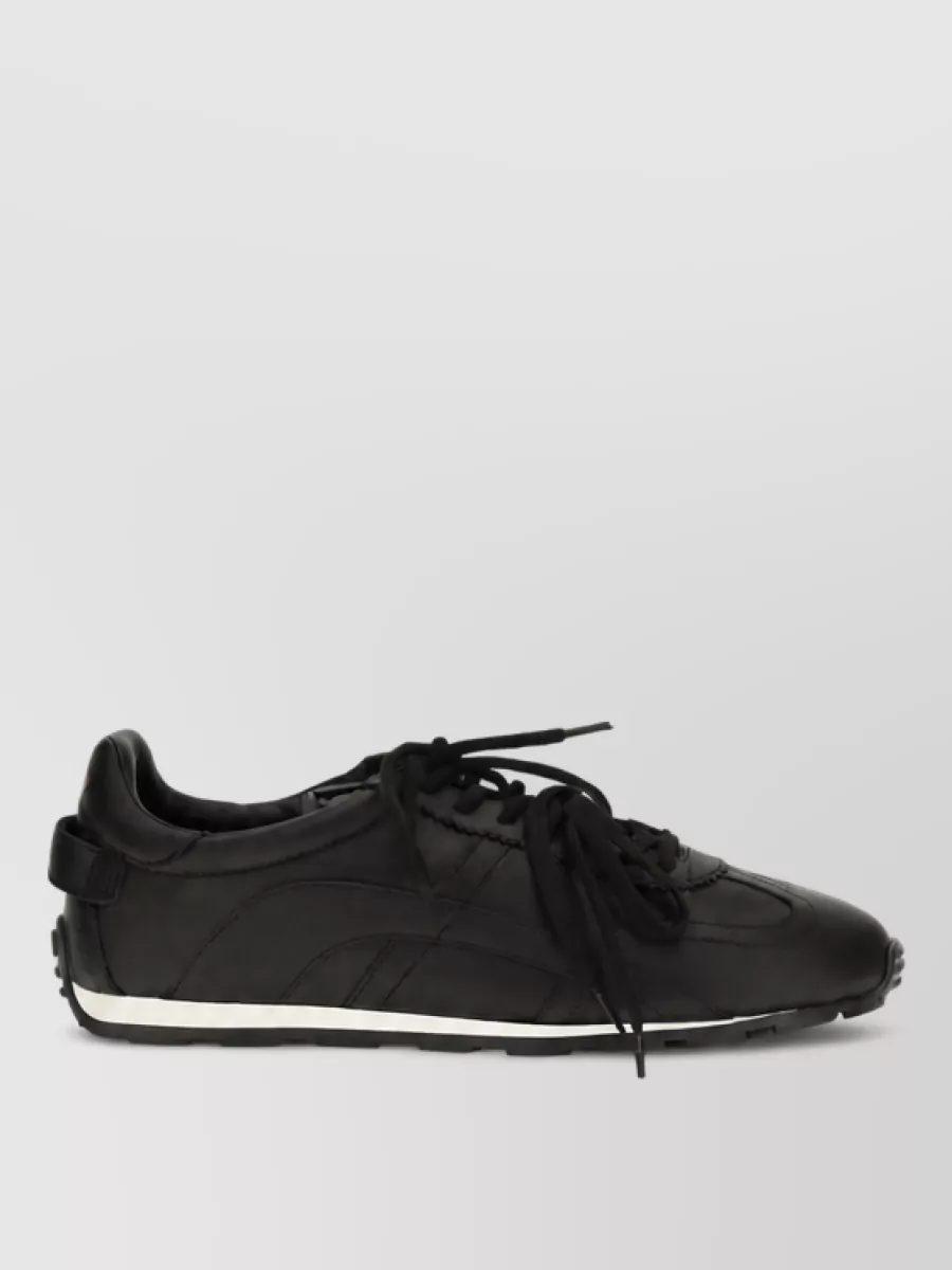 Dsquared2 Leather Lace-Up Sneakers