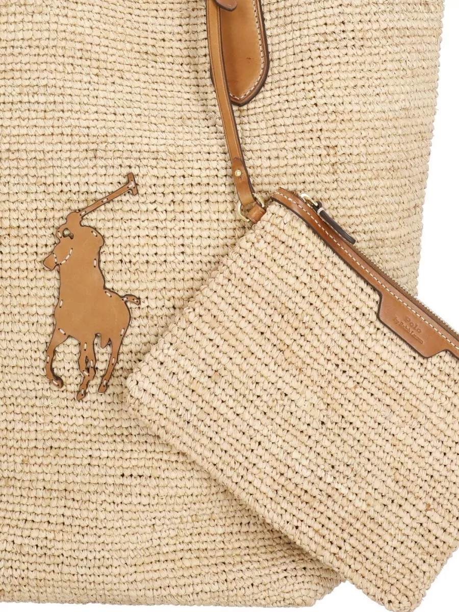 Ralph Lauren Raffia Shopper Bag