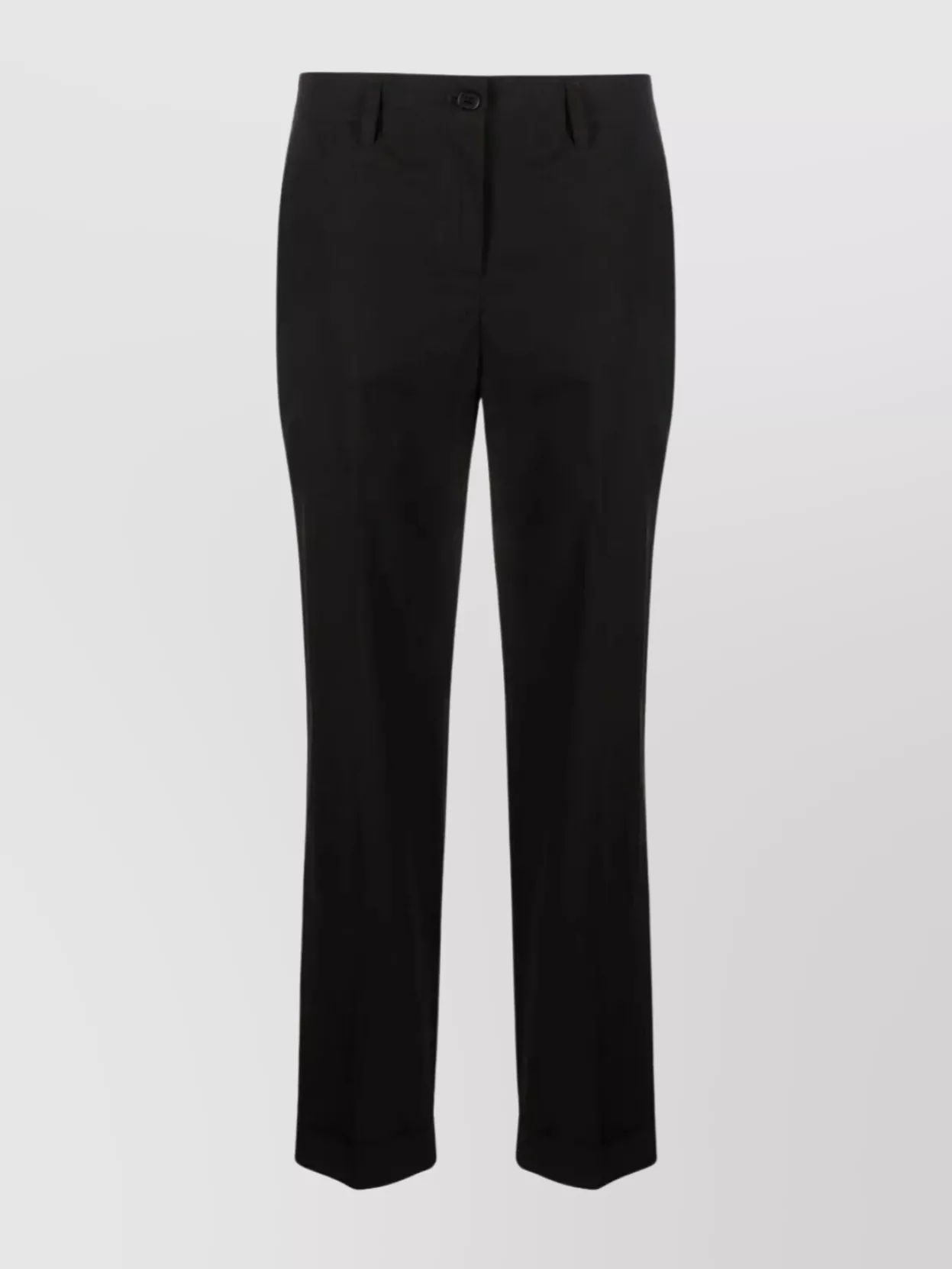 P.a.r.o.s.h Tailored Trousers With Pockets And Loops In Black