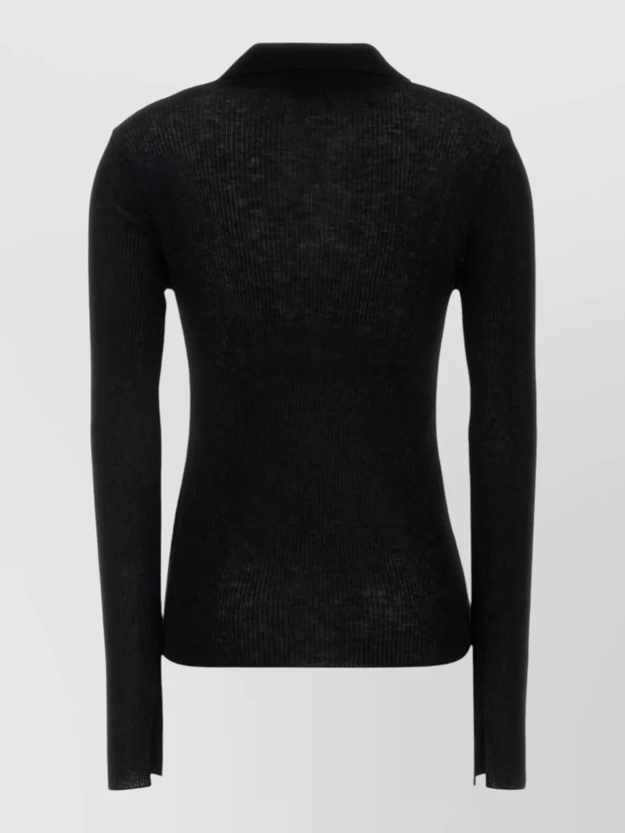 Ganni Wool Polo Shirt