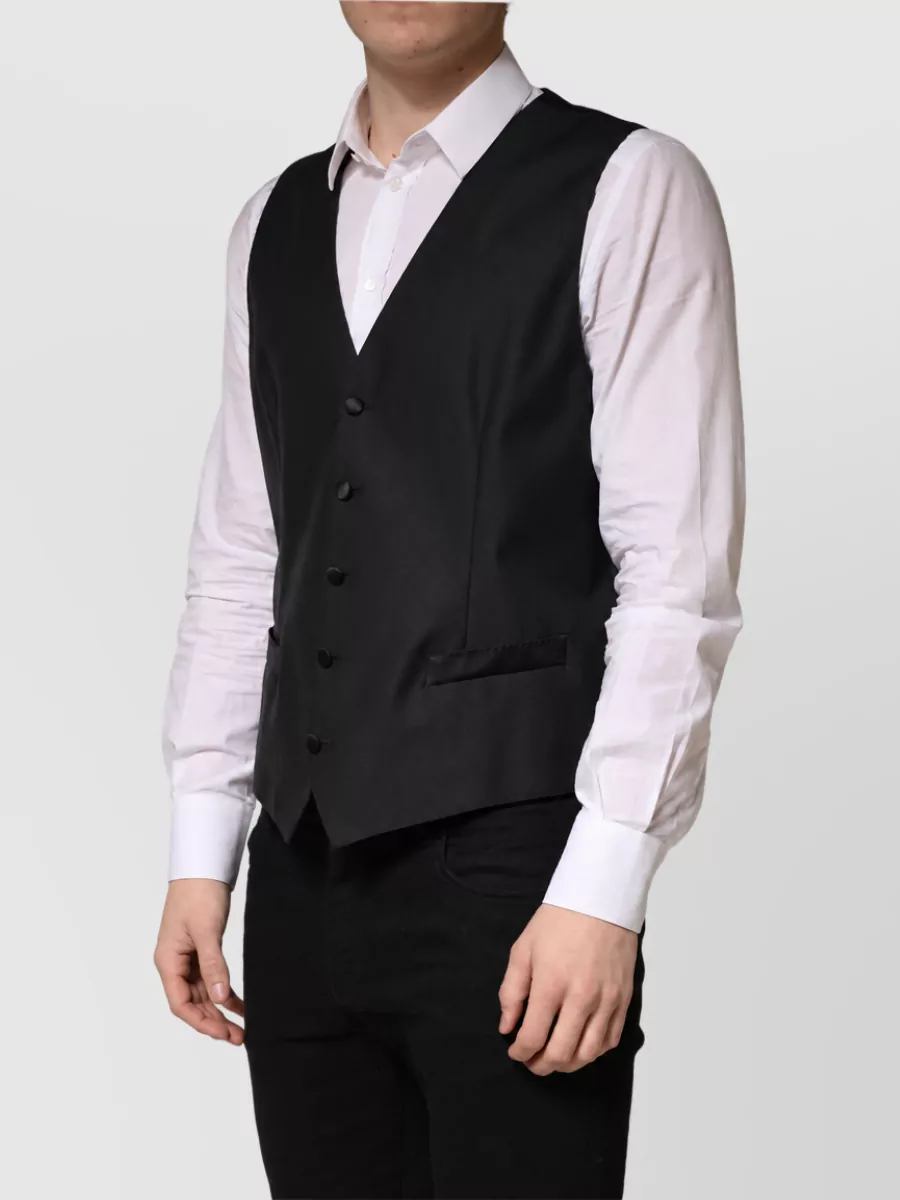 Dolce&Gabbana Wool Single Breasted Waistcoat