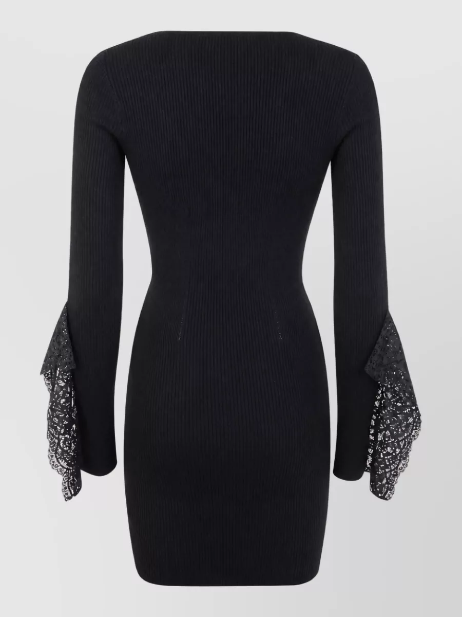 Blumarine Silk Asymmetric Knitted Top