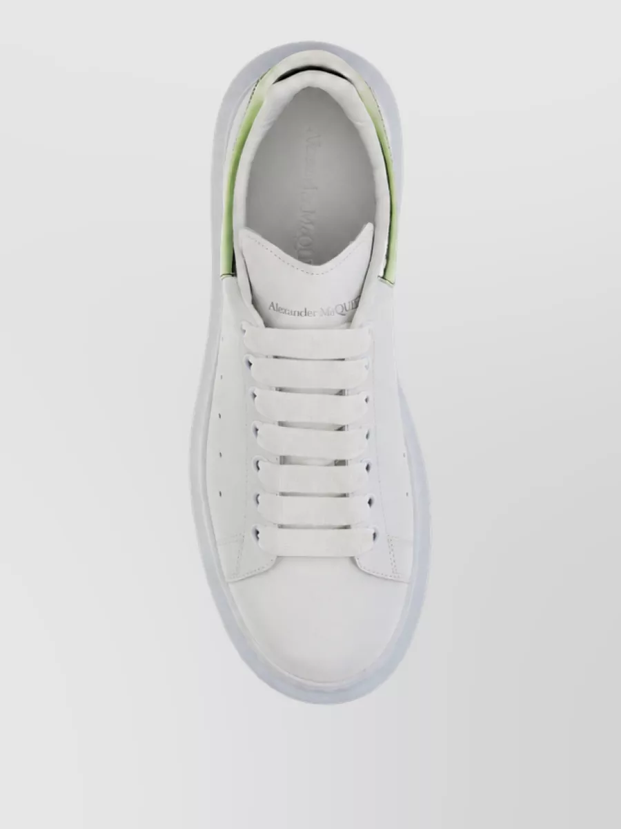 Alexander Mcqueen Leather Platform Sneakers