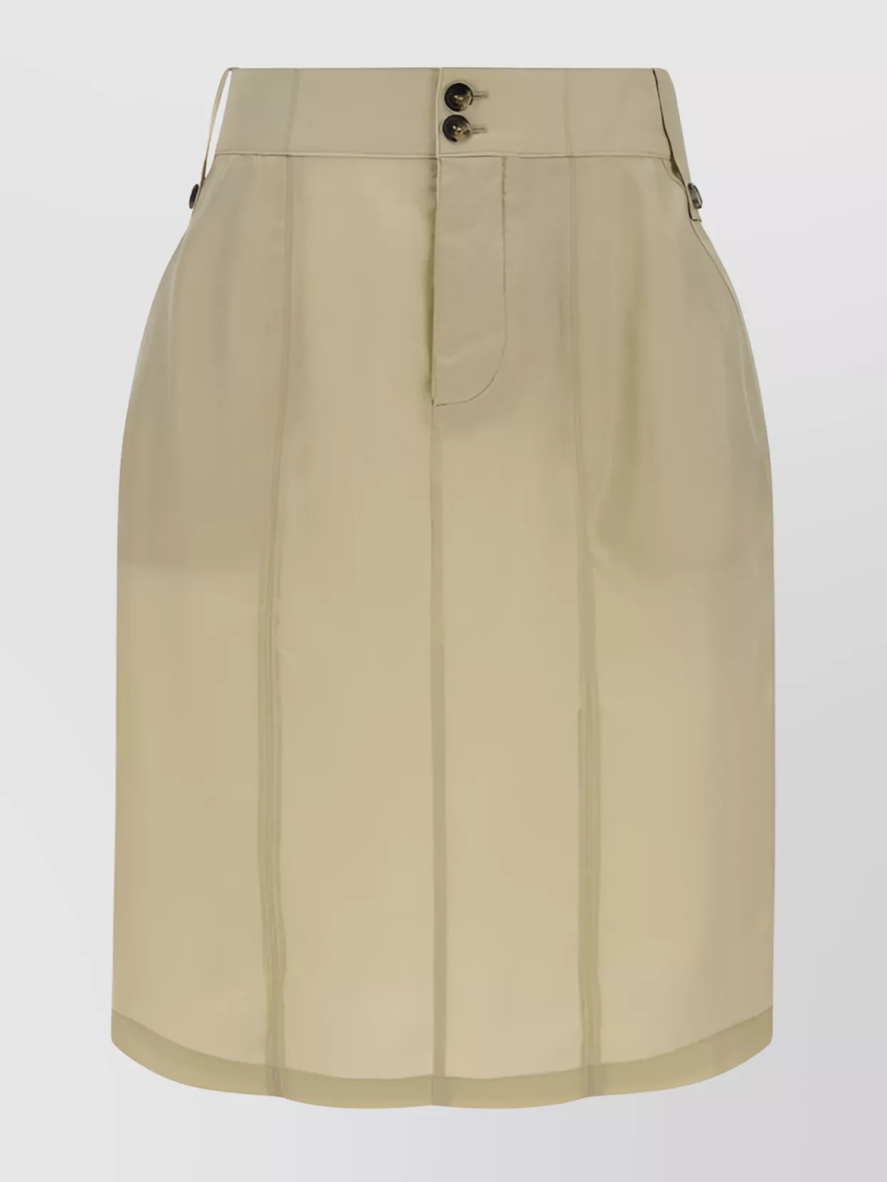Saint Laurent Bemberg Fabric Wide Leg Skirt