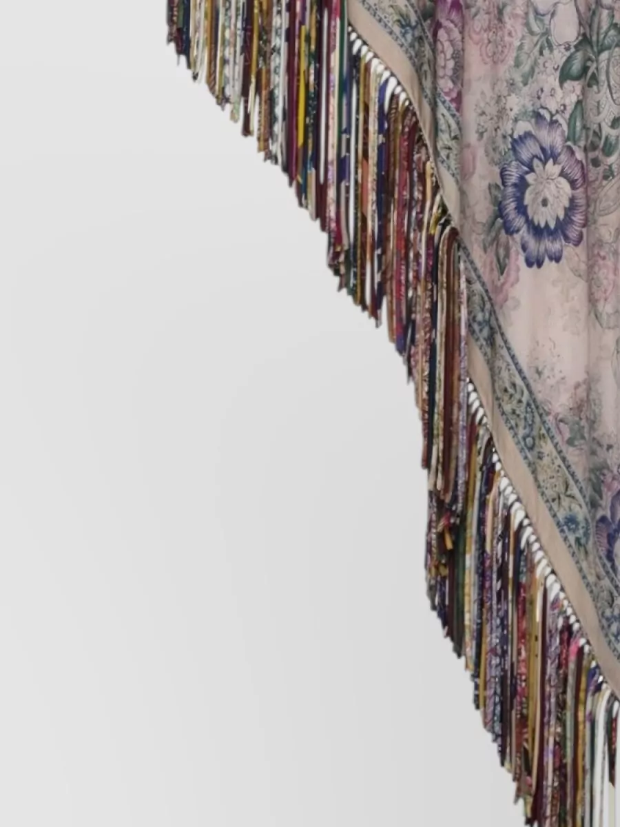Pierre Louise Mascia Floral-Print Silk Scarf