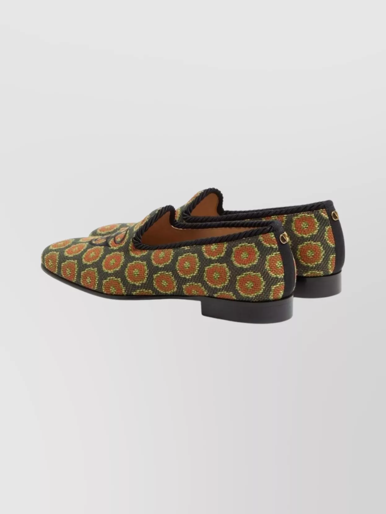 Valentino Garavani Braided And Embroidered Floral Loafers