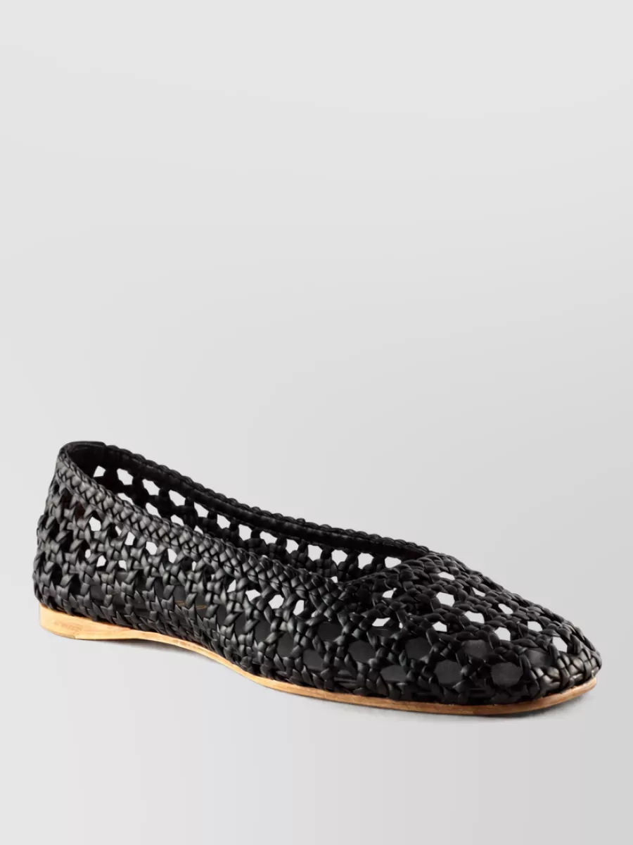 Paloma Barceló leather ballerina shoes
