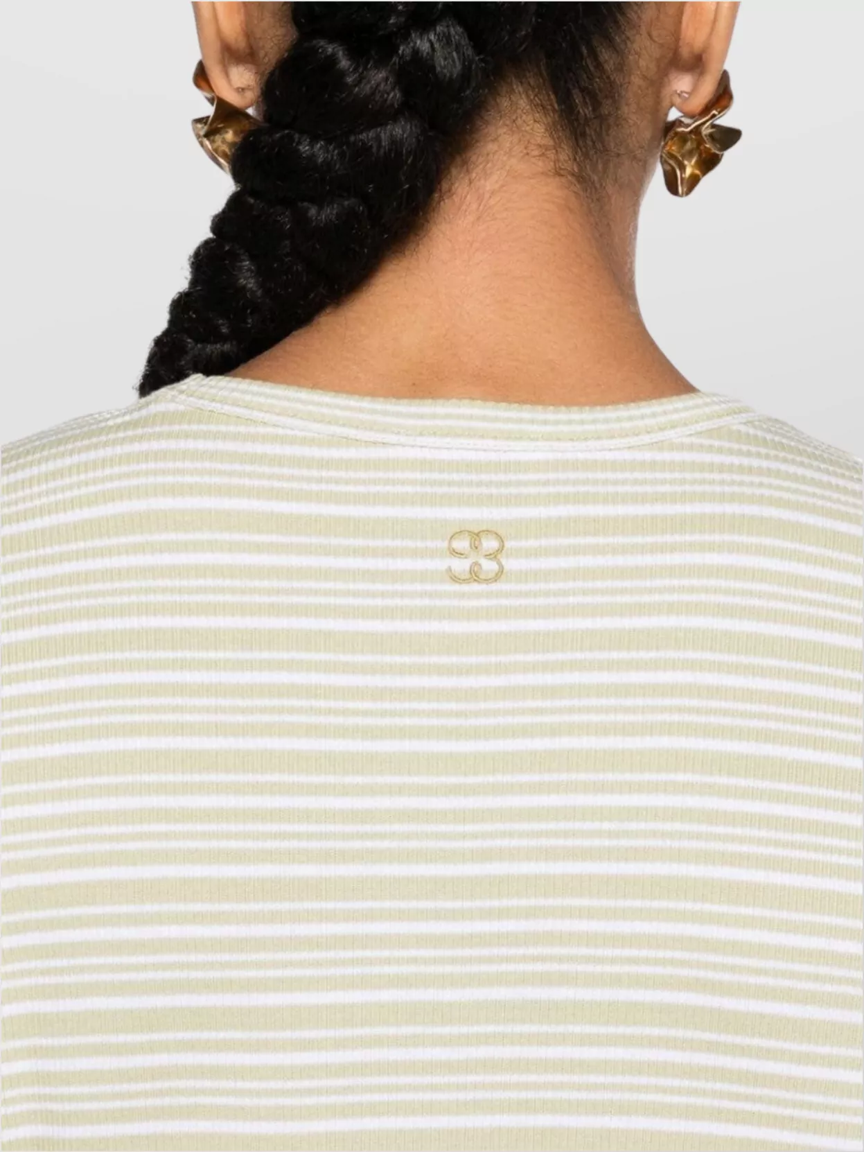 Filippa K Organic Cotton Striped Ribbed T-Shirt