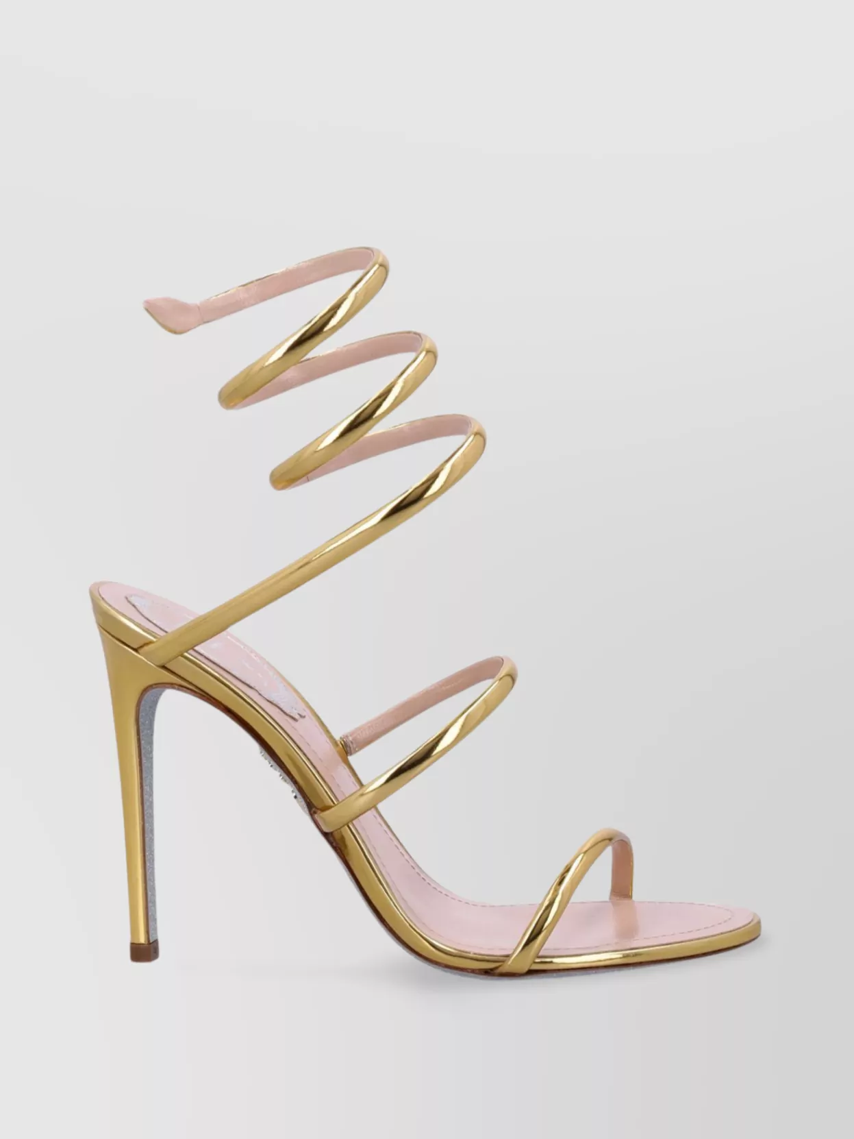 Rene Caovilla Cleo Metallic Calf Sandals