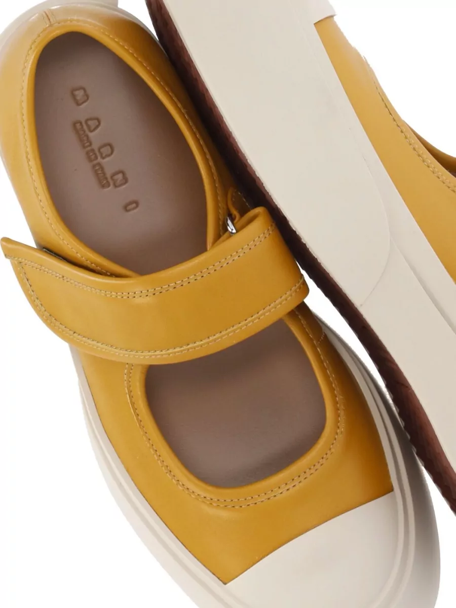 Marni Leather Ballerina Shoes