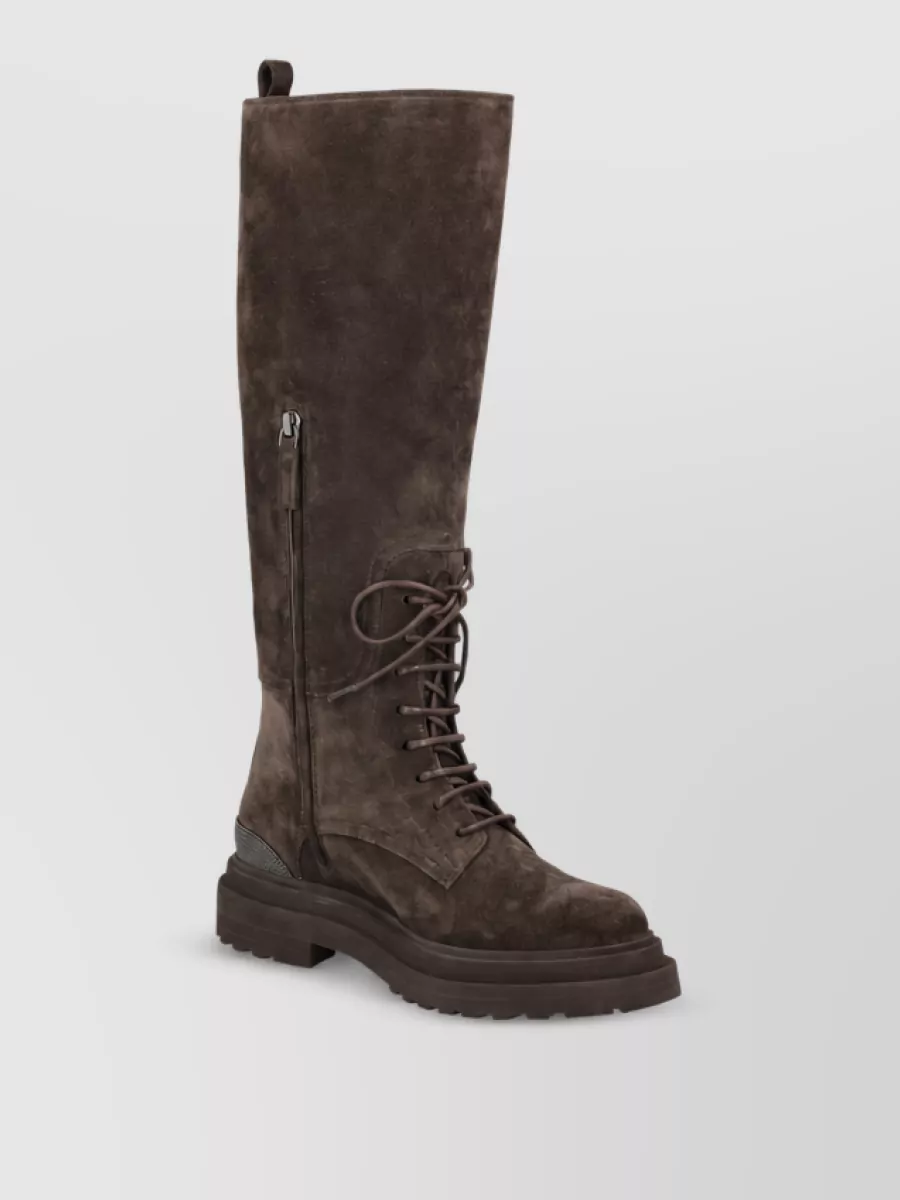 Brunello Cucinelli leather ankle boots