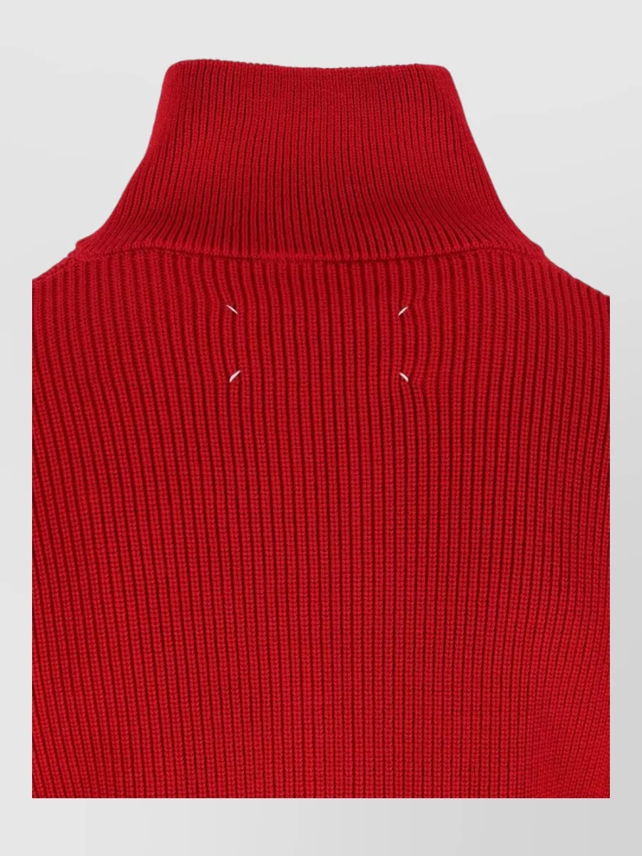 Maison Margiela Wool Blend Crewneck Jacket