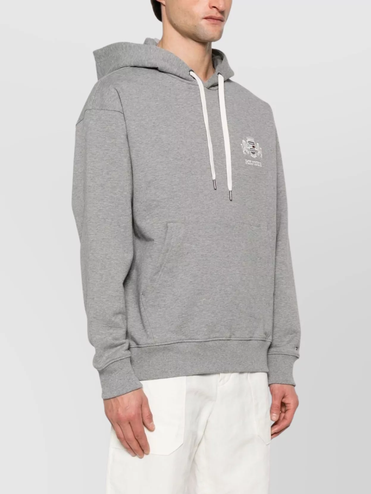 Tommy Hilfiger Logo Kangaroo Pocket Hooded Sweatshirt