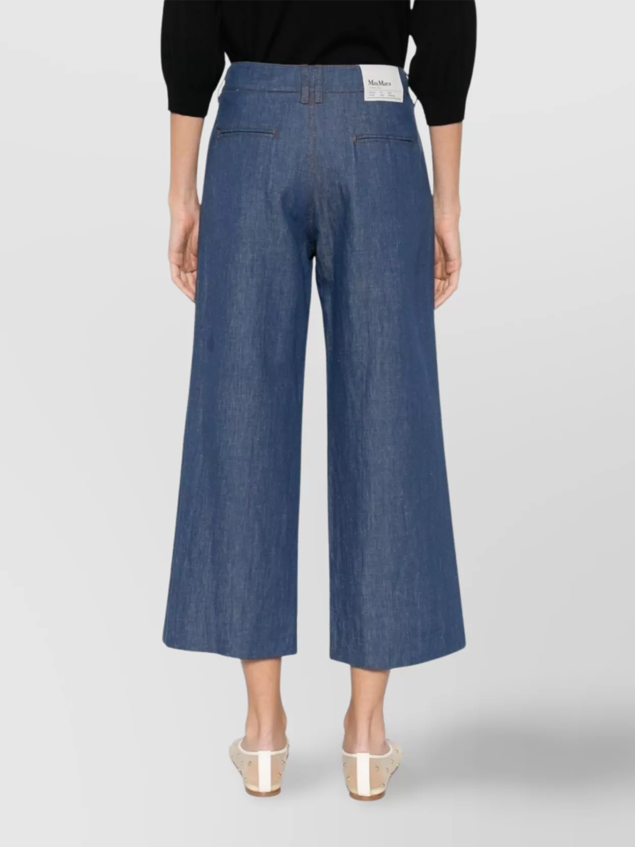 S Max Mara Wide-Leg Trousers With Pockets And Loops
