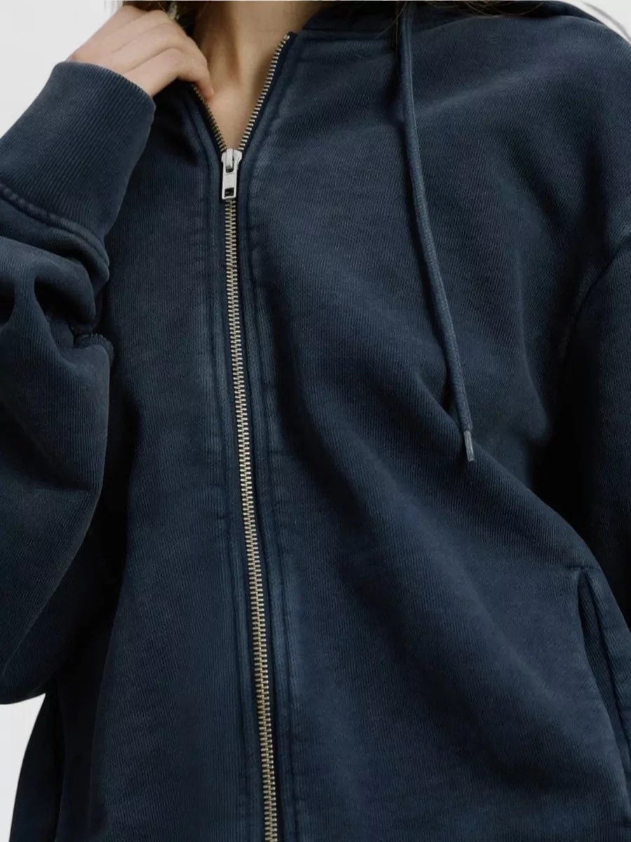 Entire Studios Cotton Slim Hooded Zip-Up Jacket