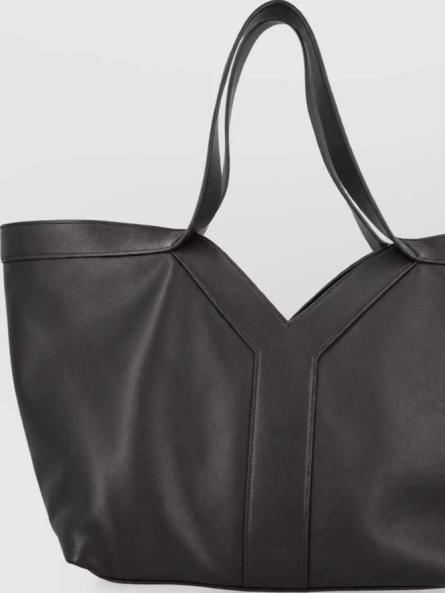Saint Laurent Y Small Leather Tote Bag