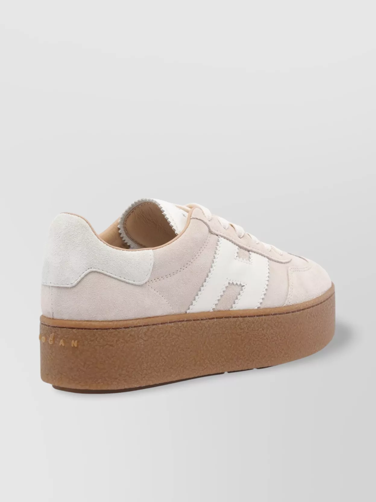 Hogan Low Top Suede Platform Sneakers