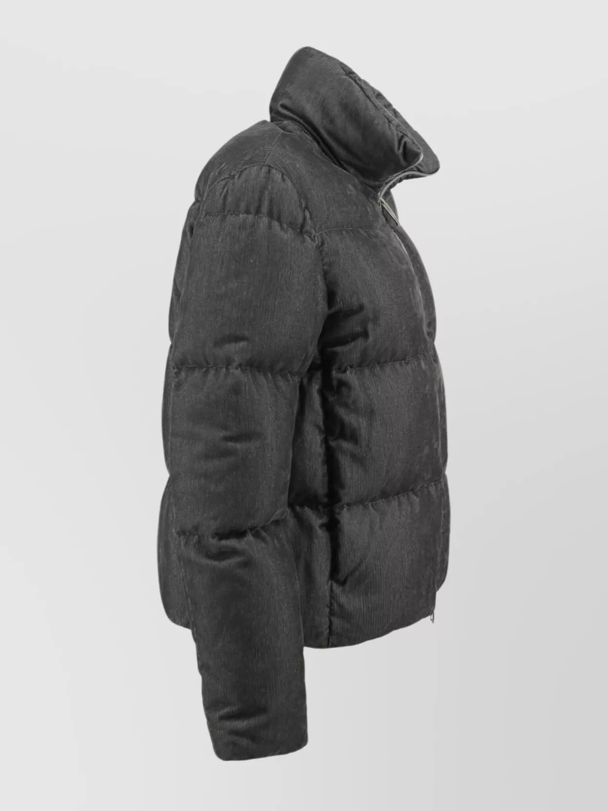 Herno High Collar Padded Jacket Lurex Highlights