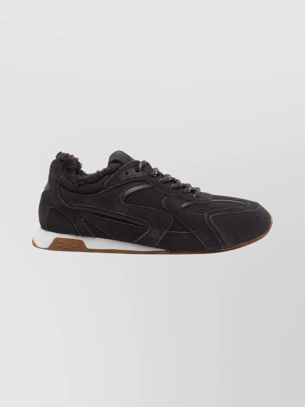 Ash Casual Low Top Sneakers With Suede Upper