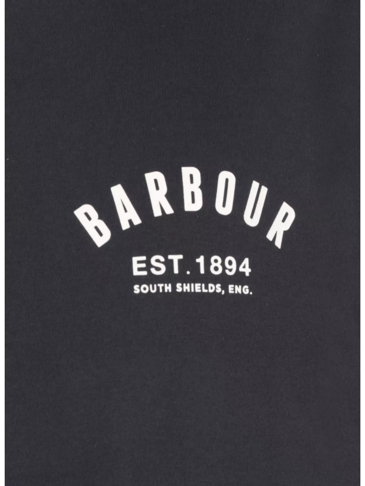 Barbour Crew Neck Short Sleeves Straight Hem