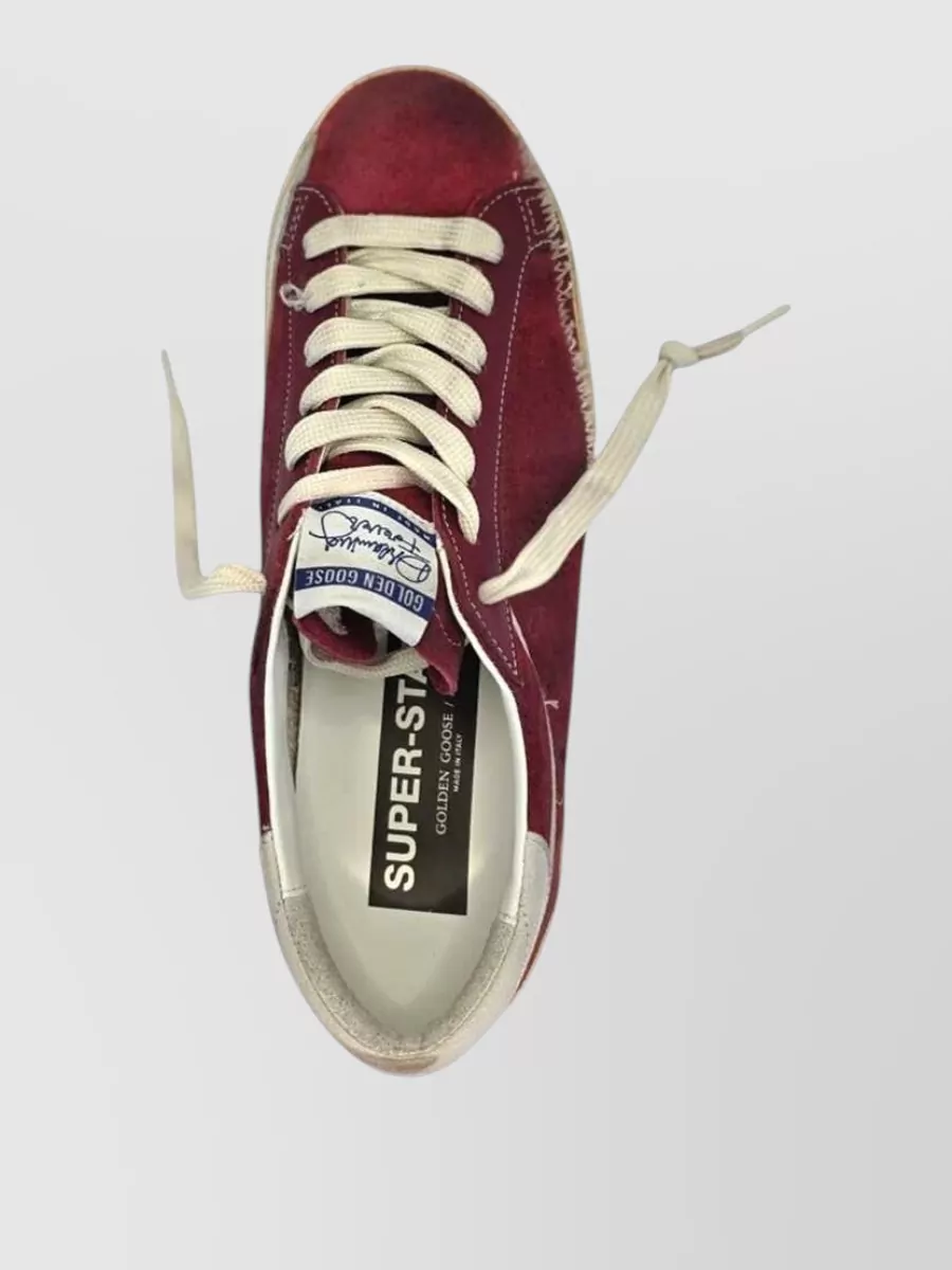 Golden Goose Leather Low-Top Sneakers
