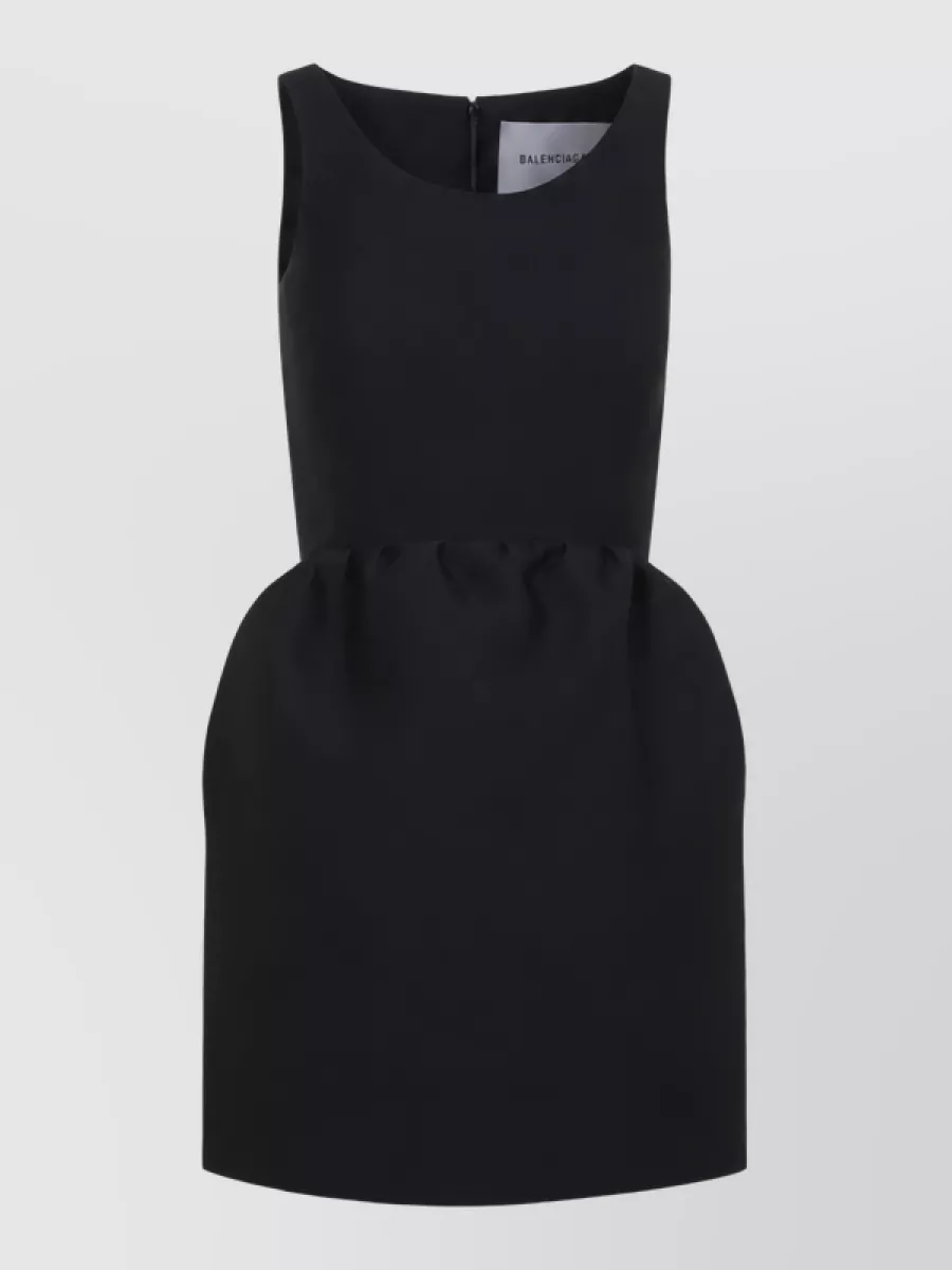 Balenciaga Silk blend sleeveless mini dress