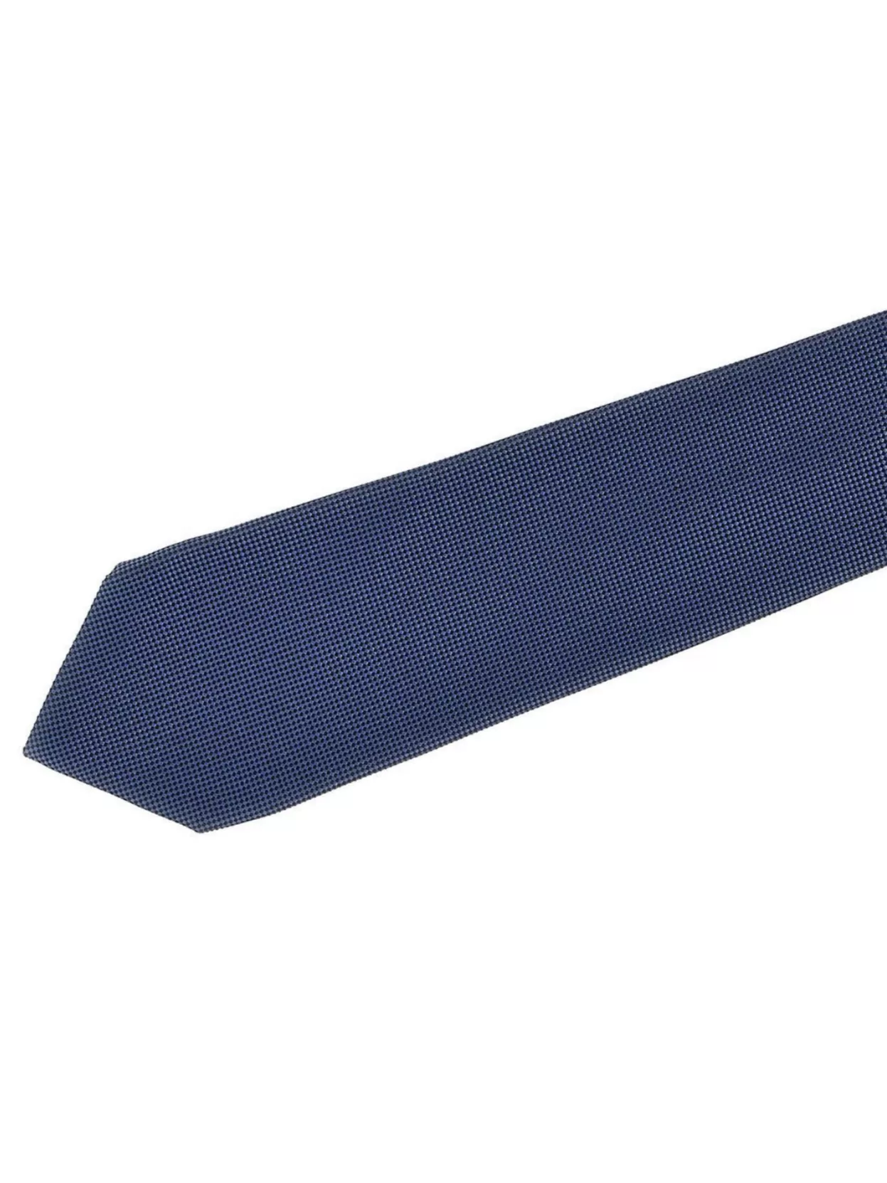 Barba Napoli Pointed Tip Slim Silk Tie With Textured Finish
