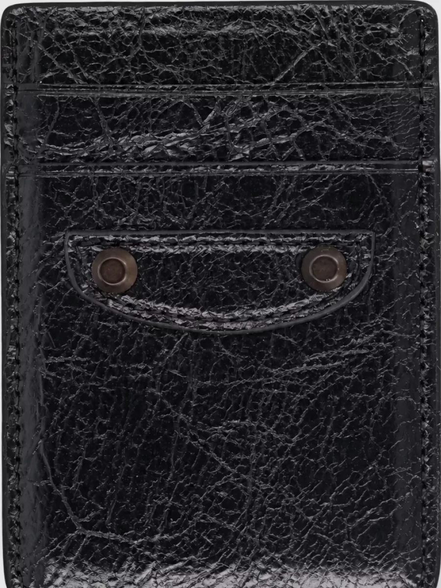 Balenciaga leather card holder