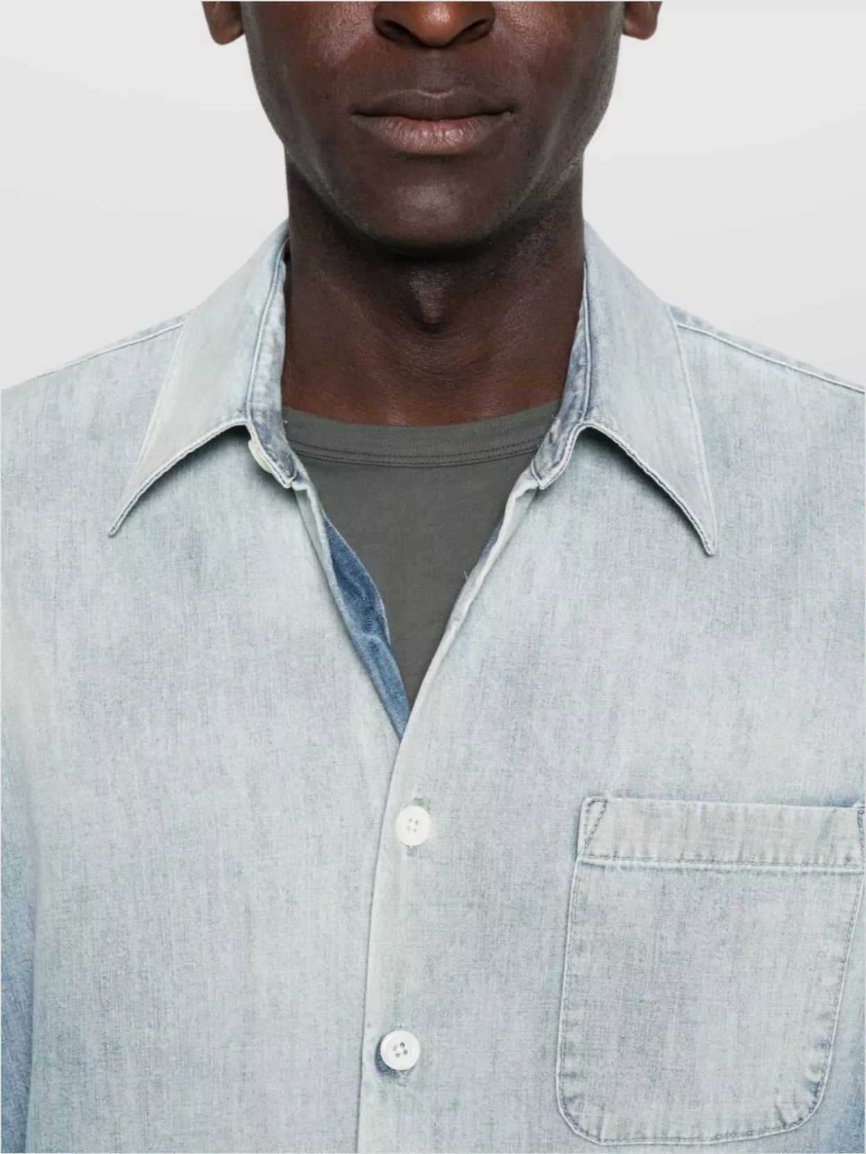 Our Legacy Long Sleeve Shirt With Chest Pocket Design
